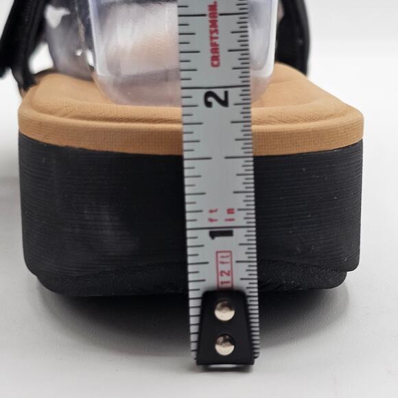 Reef Cushion Cloud Roa Womens Slide Sandals Black Adjustable Straps Size 10 - Picture 8 of 8